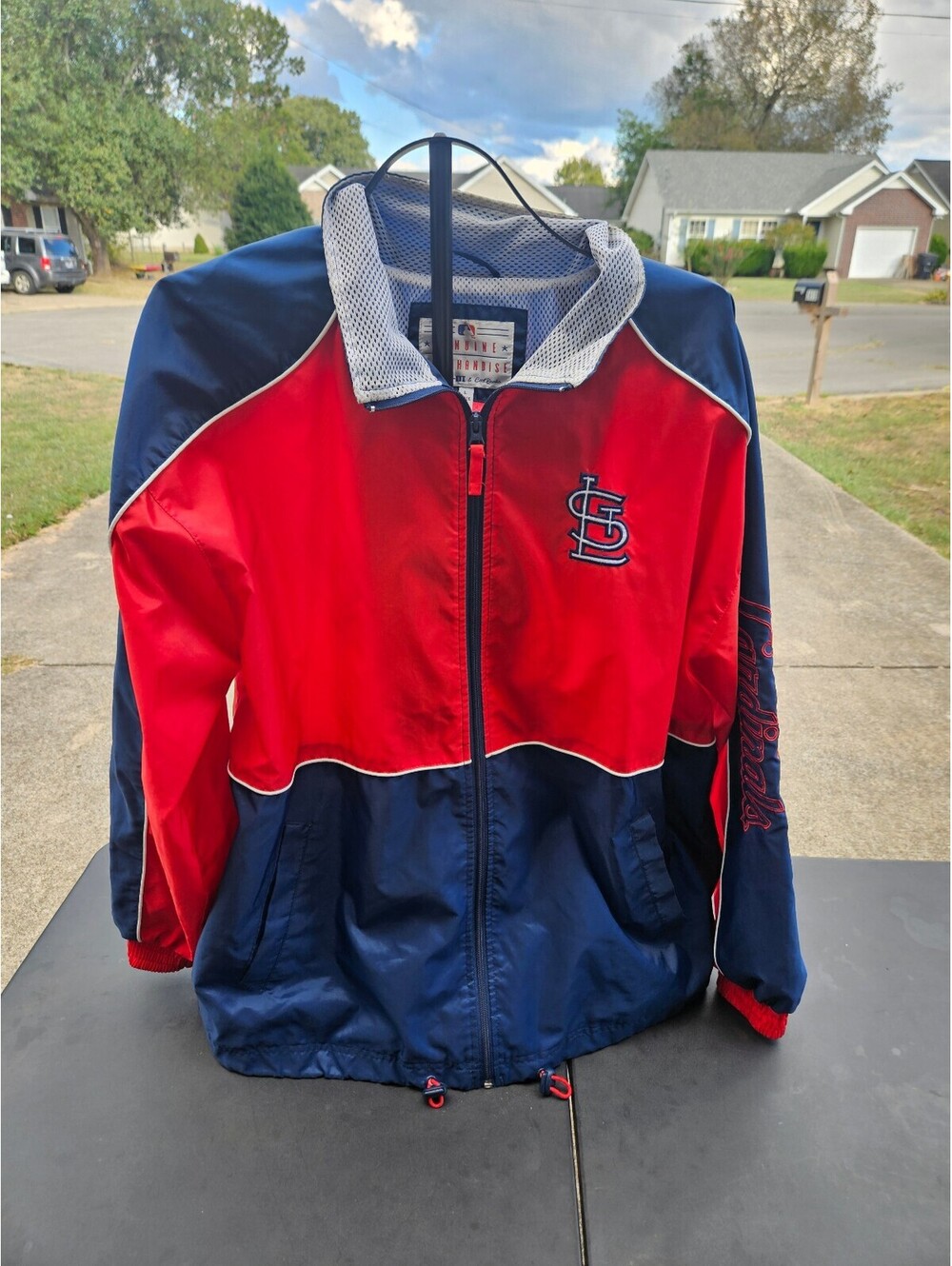 G-III St. Louis Cardinals Windbreaker Jacket Men's Size Large